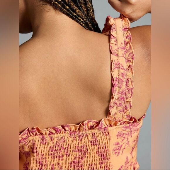 Anthropologie The Linden Slim Square-Neck Dress NEW Plus Size 3X - Picture 4 of 9